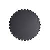 Beaded Round Wall Mirror 27"D