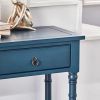DS-HOMEPORT Solid Wood Sofa Table; Wooden Farmhouse Console Tables with Storage Shelf; Wood Entryway Table with Drawers; 35.43'' x 13.78'' x 30.31'' I