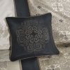 7 Piece Jacquard Comforter Set with Throw Pillows
